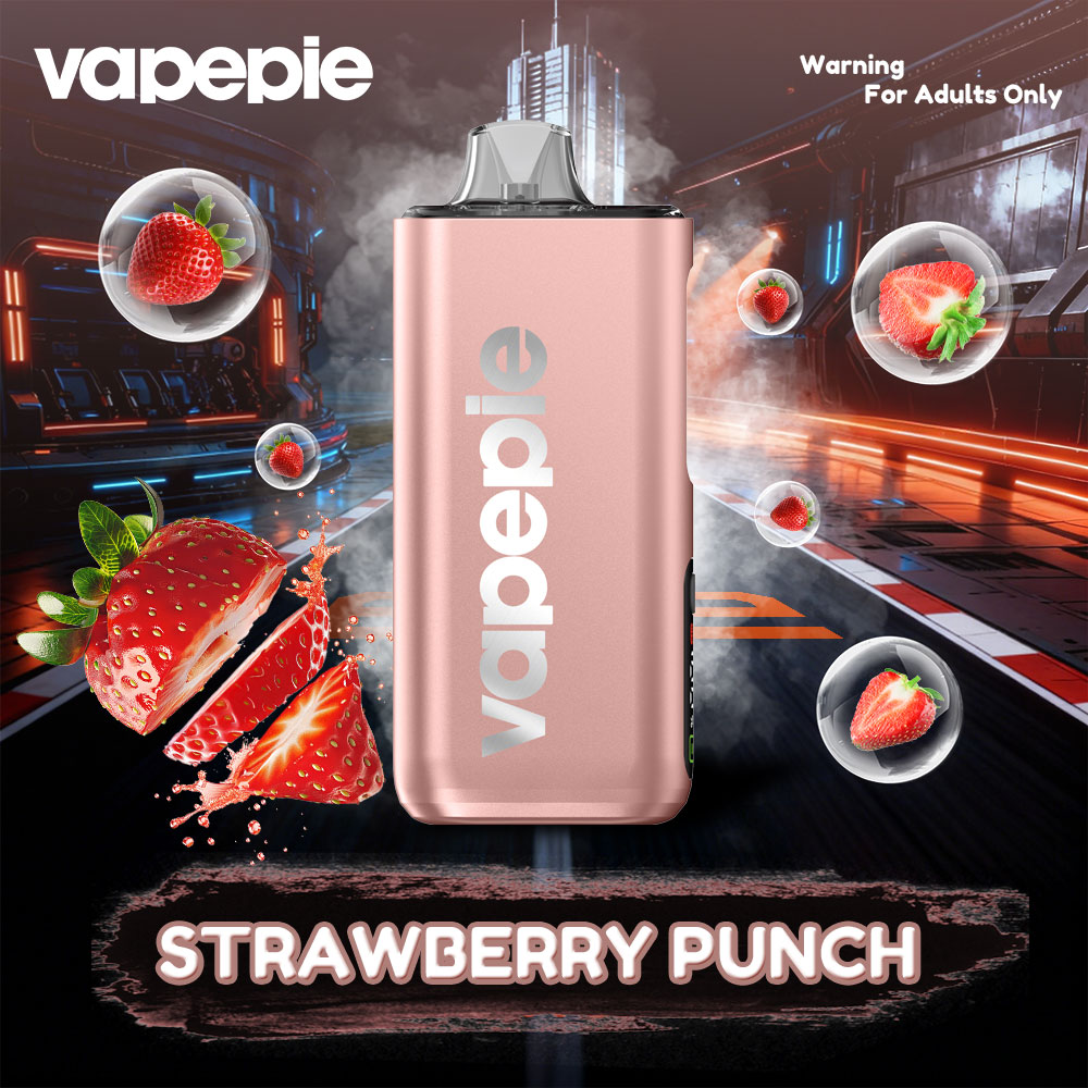 Erdbeer-Punch & VAPEPIE Pro 40000 PUFFS