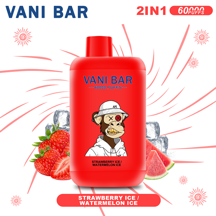 Januar 2026 | Neue Produkte 【VANI BAR】60000 PUFFS 2-in-1 Erdbeer-Eis / Guave-Eis