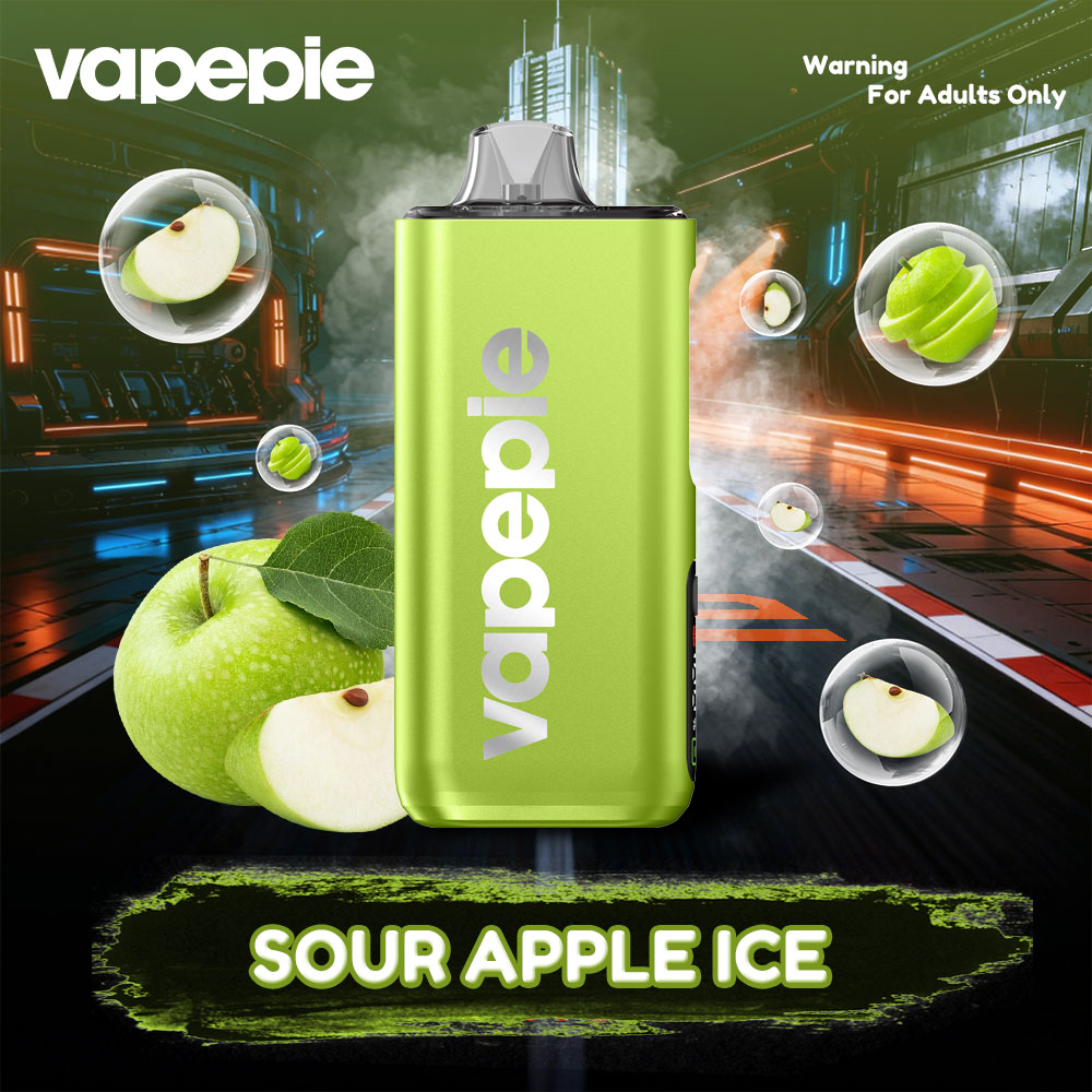 Sauere Apfel-Eis-Geschmack & VAPEPIE Pro 40000 PUFFS