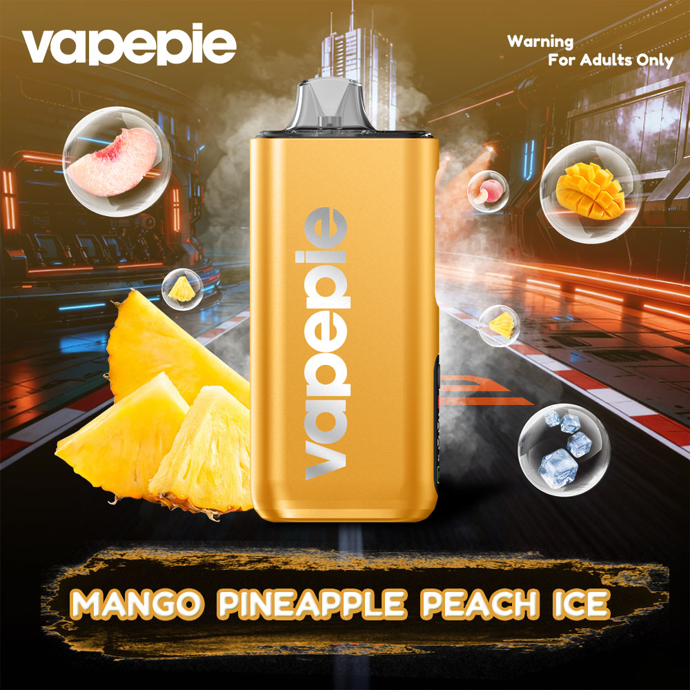 Mango-Ananas-Aprikose-Eis-Geschmack & VAPEPIE Pro 40000 PUFFS