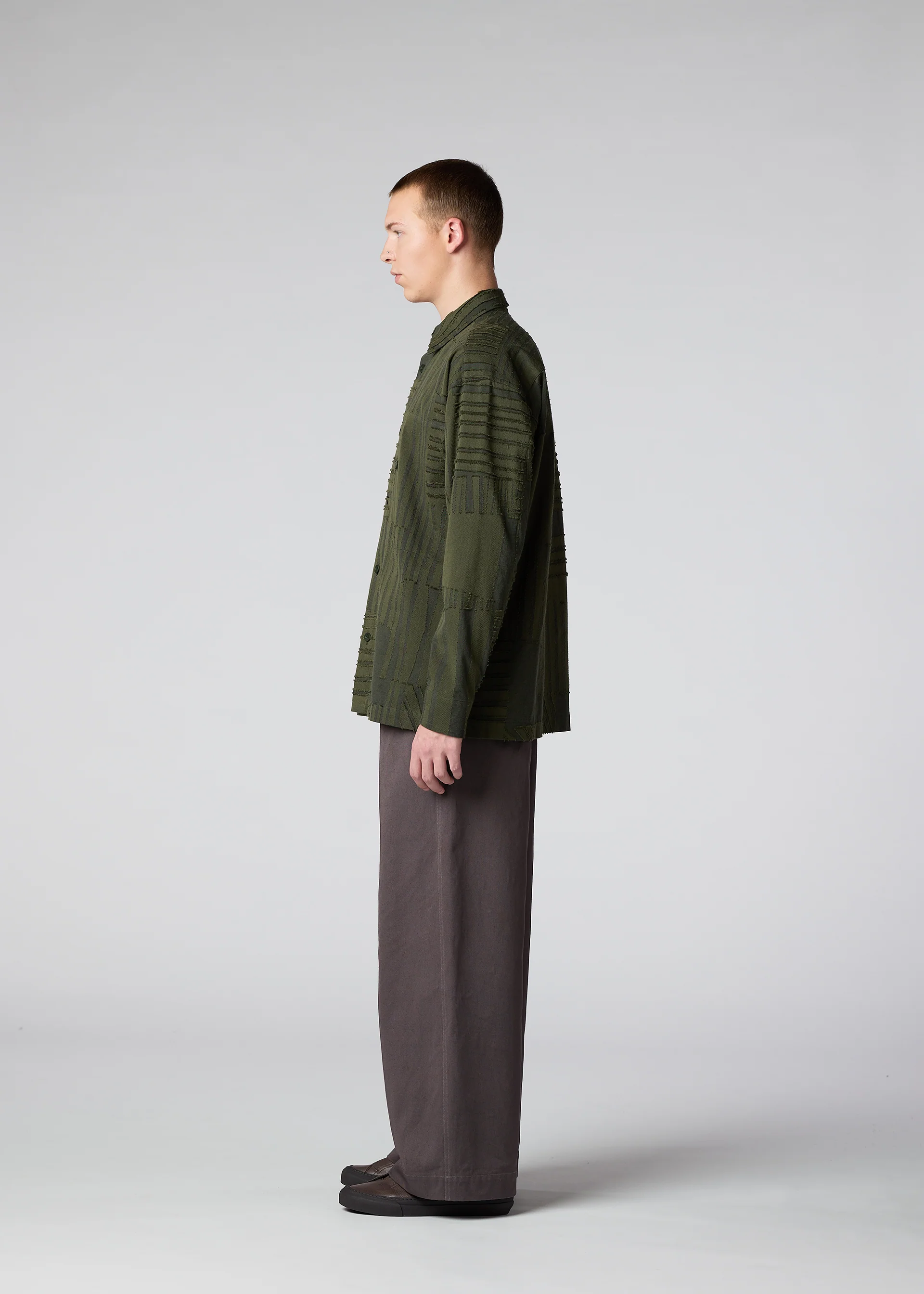 GEOMETRY JACQUARD SHIRT