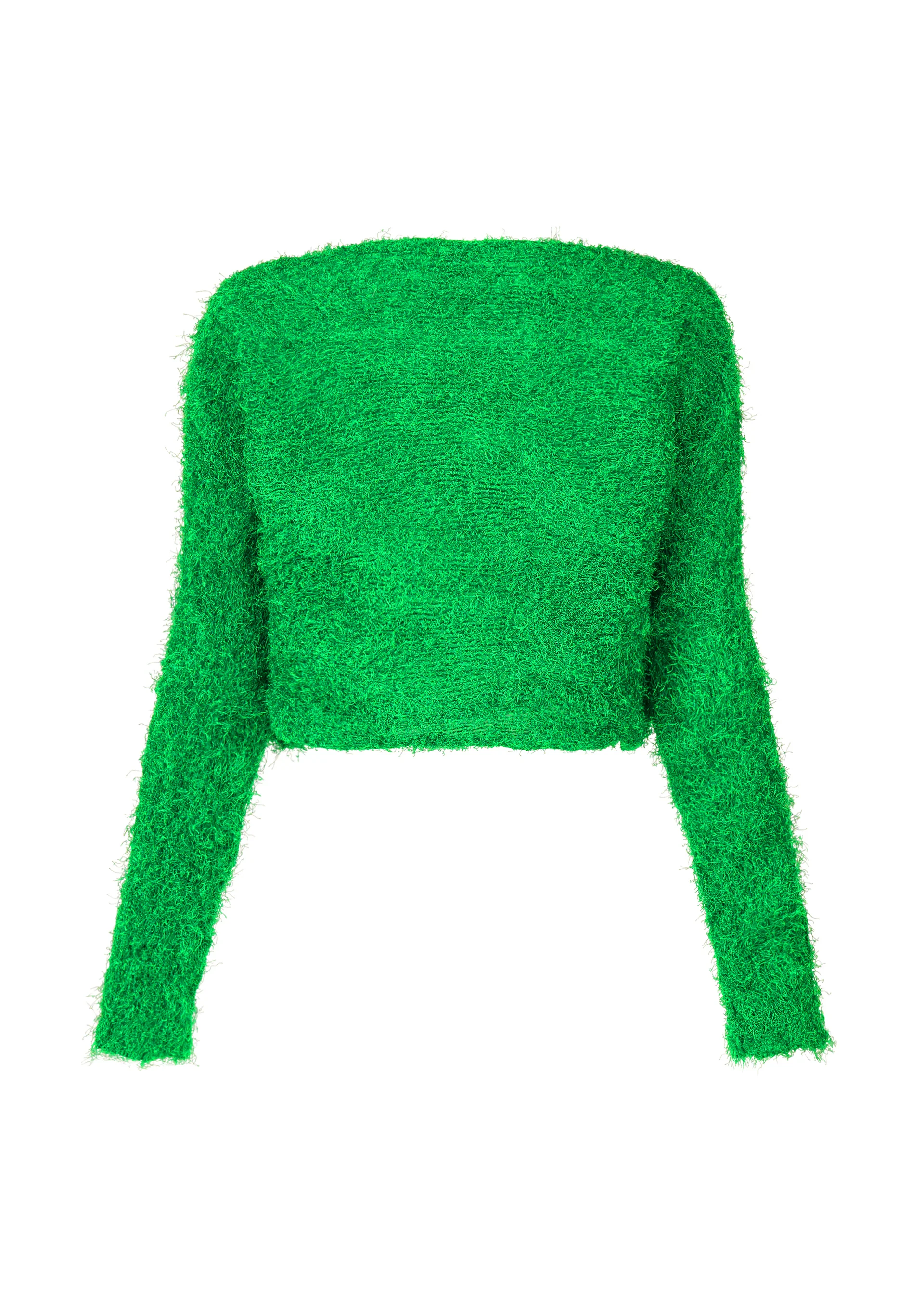 SHIFTED FUZZY PLEATS