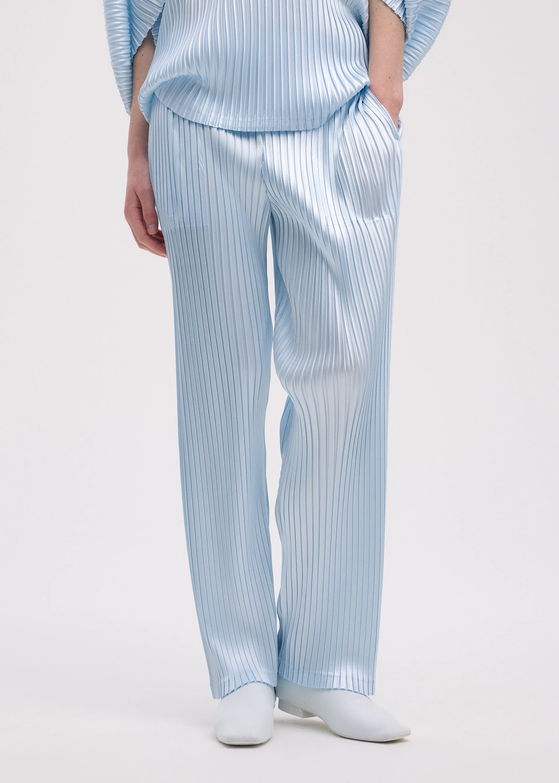 GLOSSED METAL PLEATS