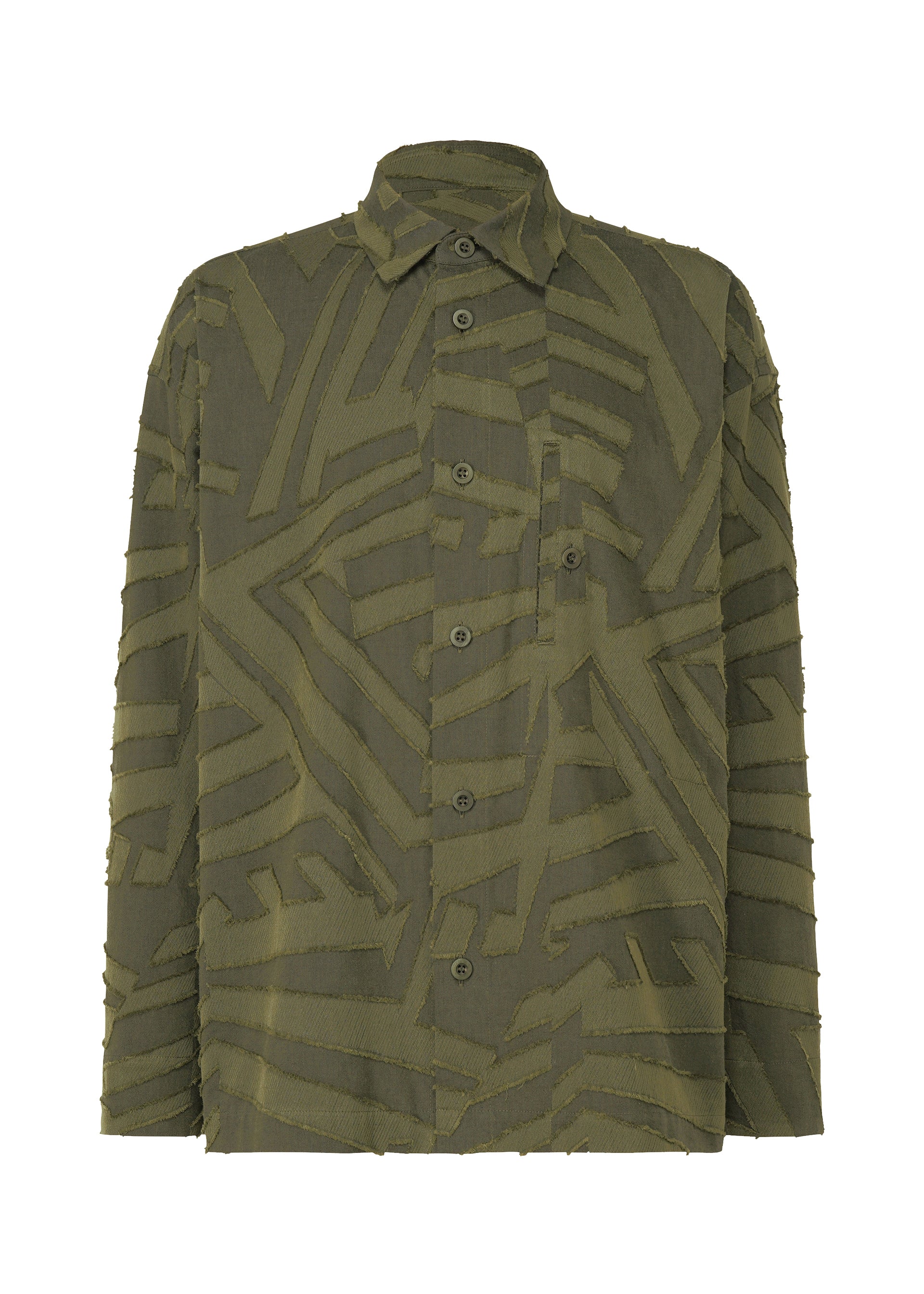 GEOMETRY JACQUARD SHIRT