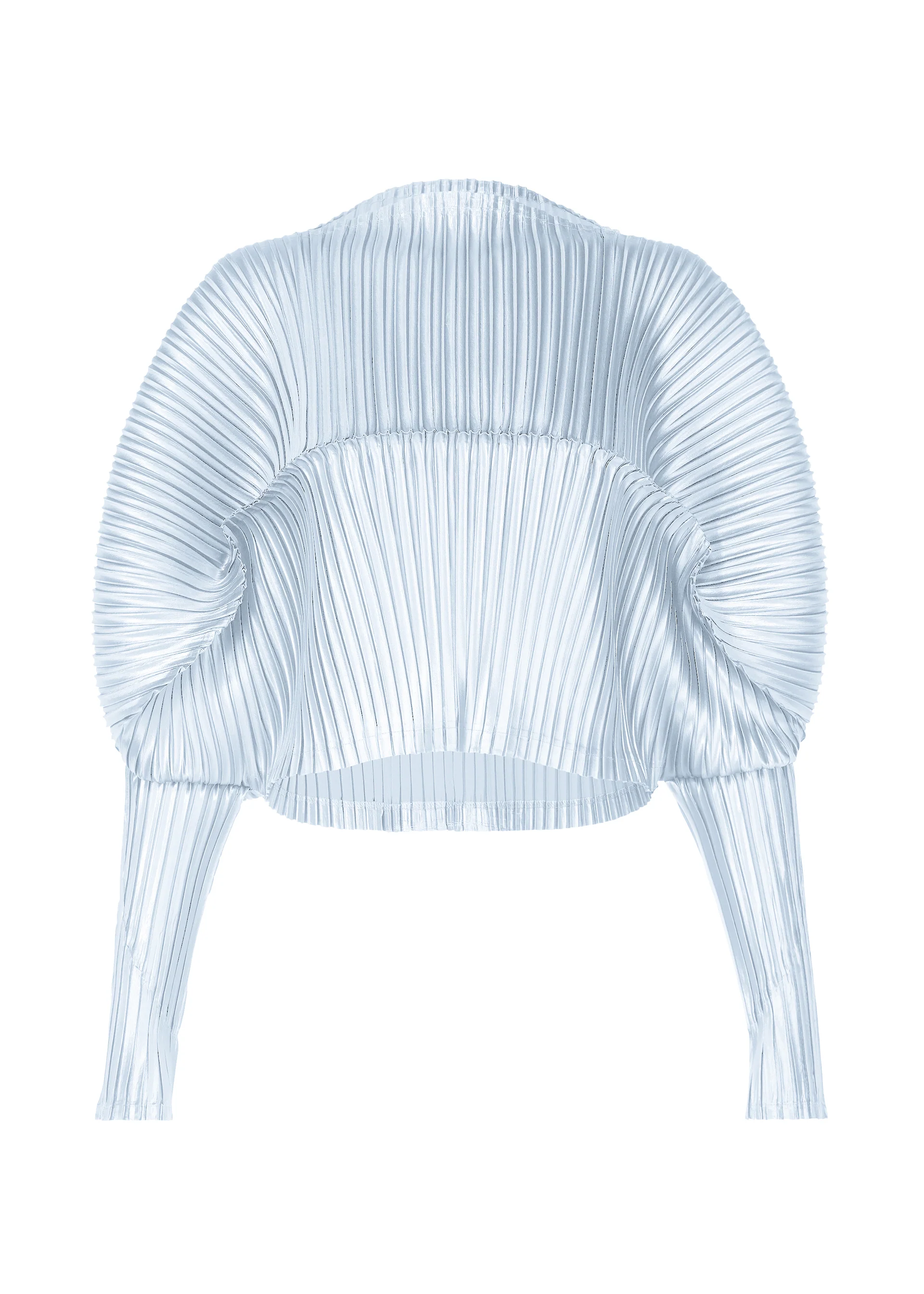 GLOSSED METAL PLEATS