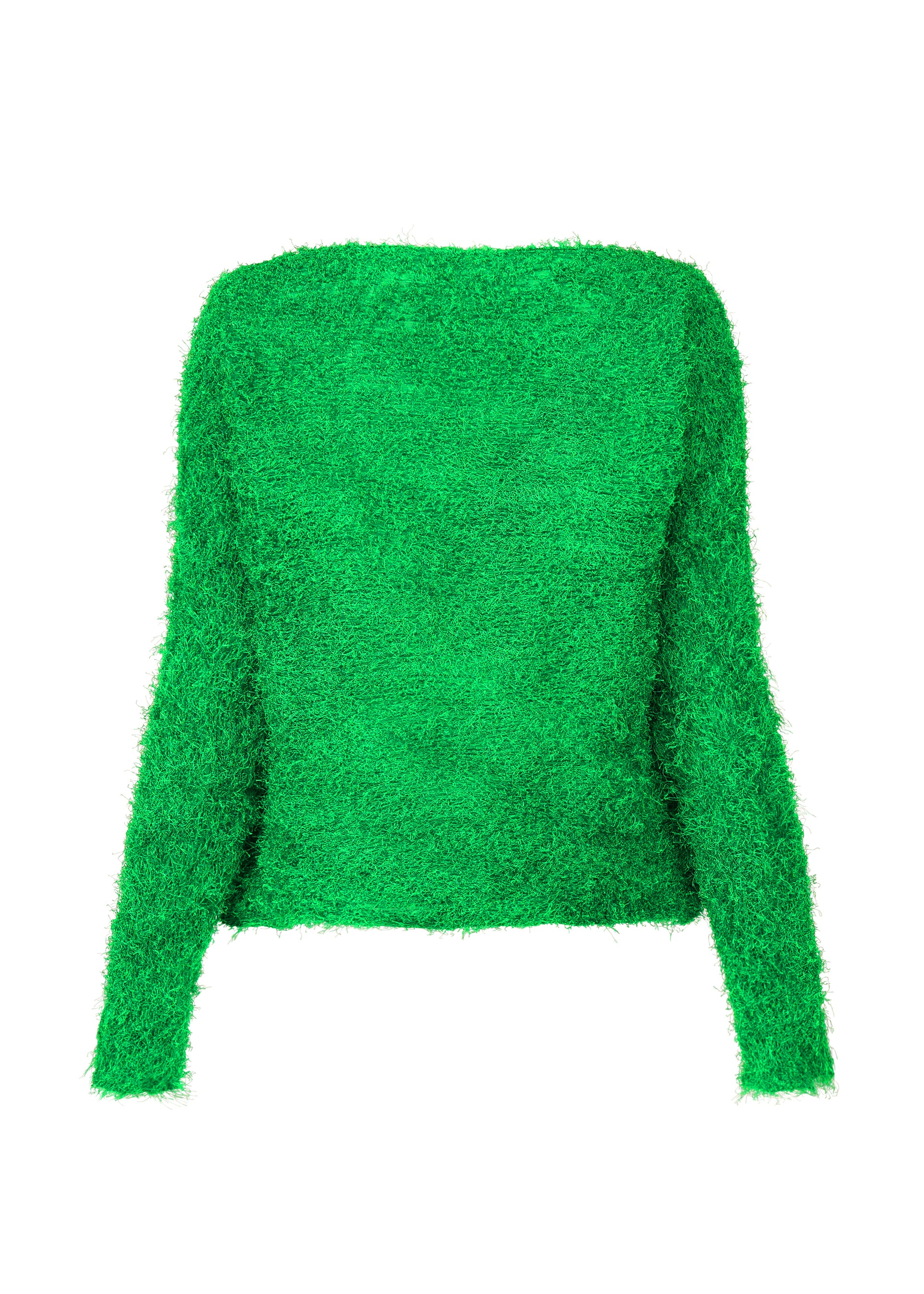 SHIFTED FUZZY PLEATS