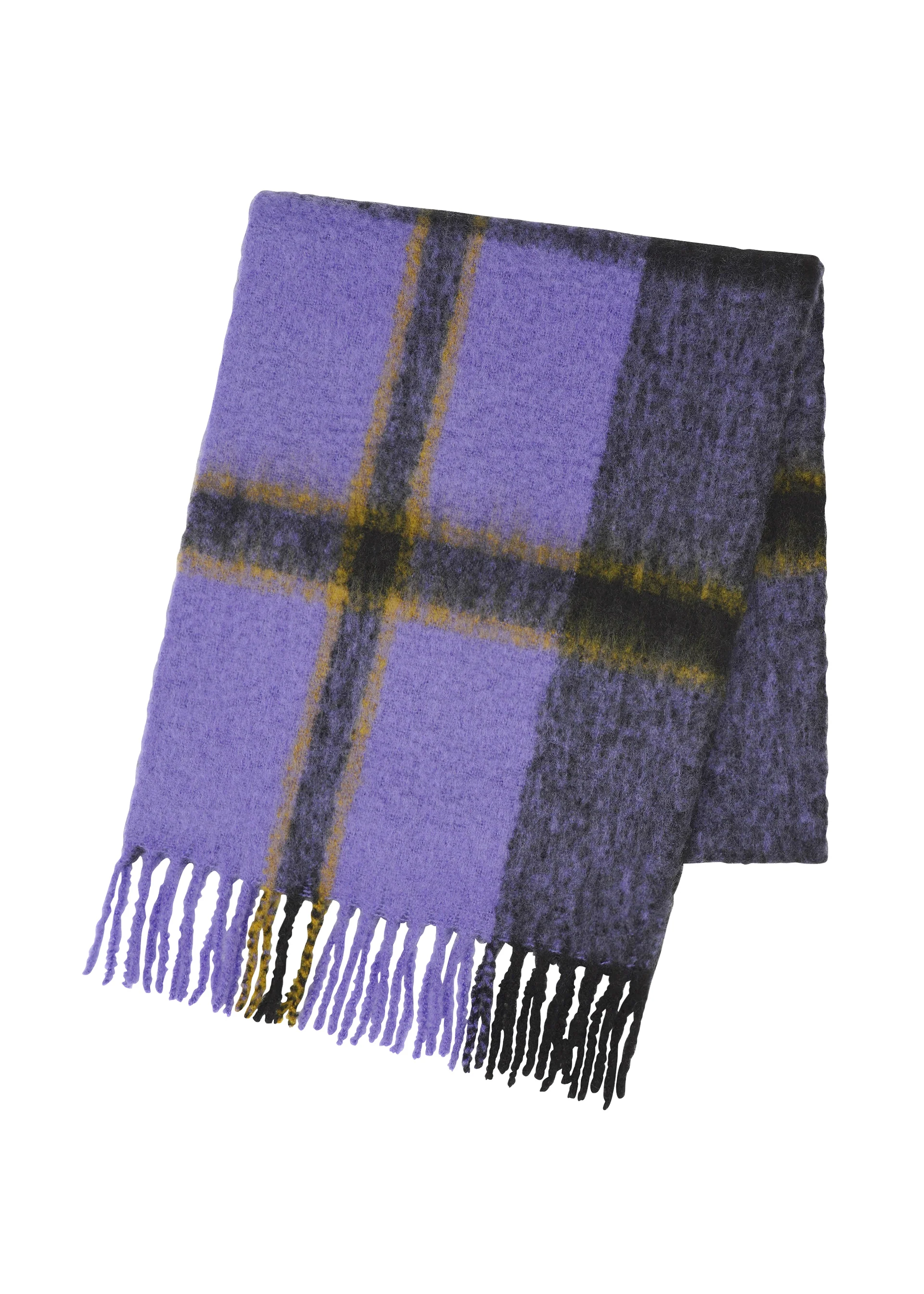 TARTAN CHECK WOOL STOLE