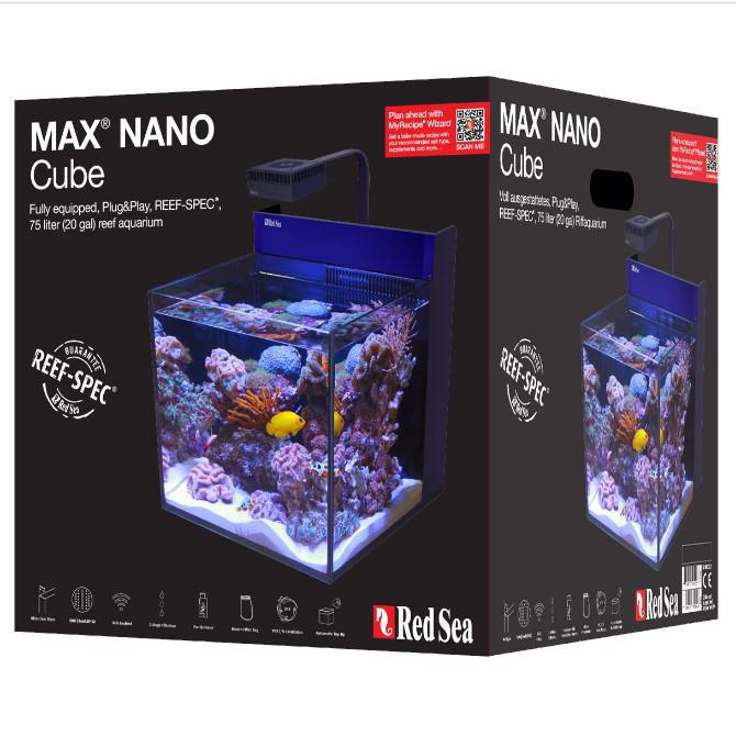 Red Sea MAX NANO Cube - All-in-one Plug & Play Reef System (Without Cabinet)