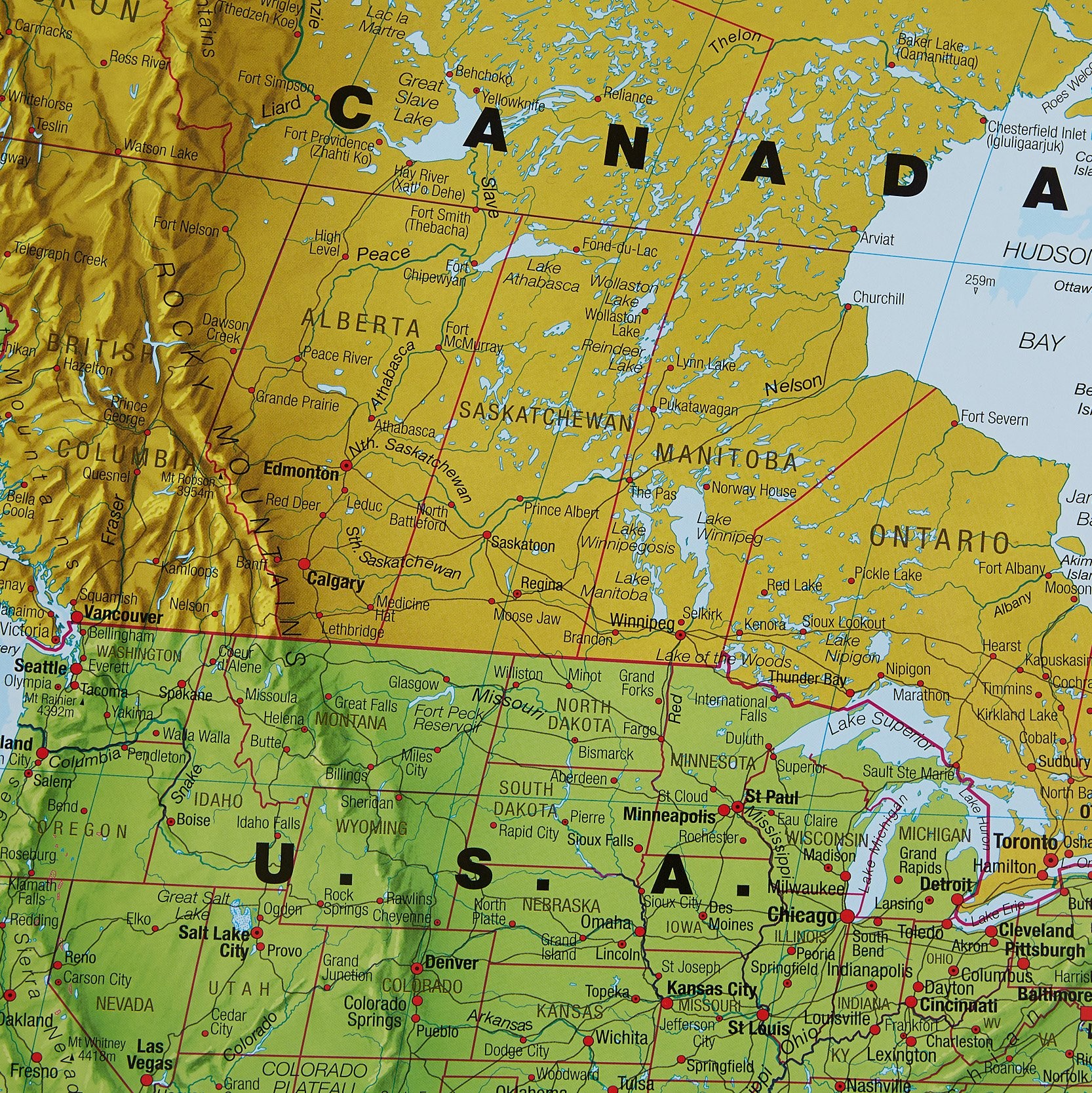 Maps International Giant World Map - Mega-Map Of The World - 46 x 80 - Fully Laminated - 2025 Updated