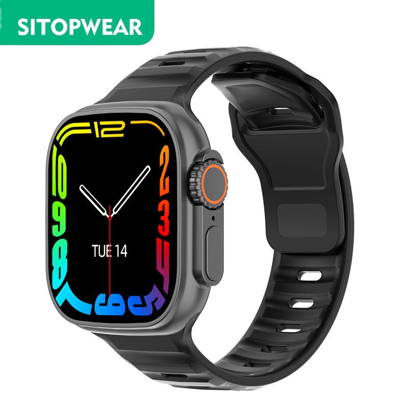 2023 NEW Smart Watch Ultra Men Women Smartwatch Bluetooth Calls Temperature Measuring Health Monitoring Wireless Charging 49mm
