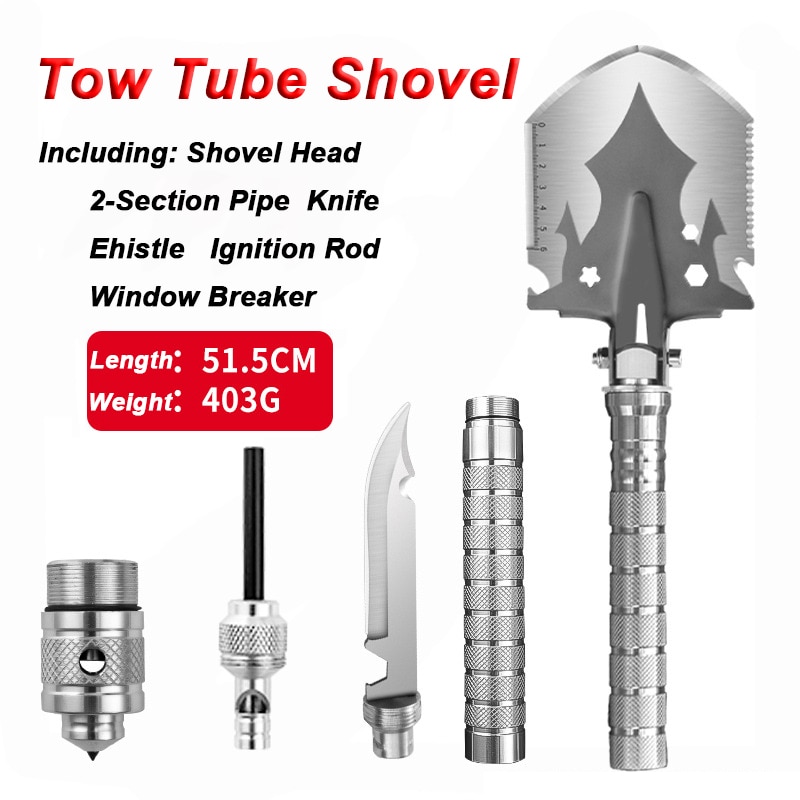 Multifunctional Outdoor Shovel Fishing Folding  Shovel