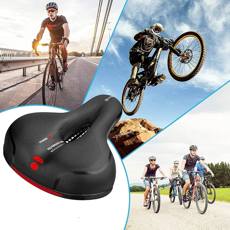 Extra Wide Comfort Bicycle Saddle