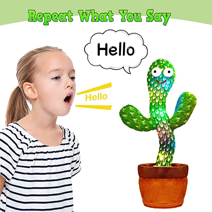 singing cactus plush toy