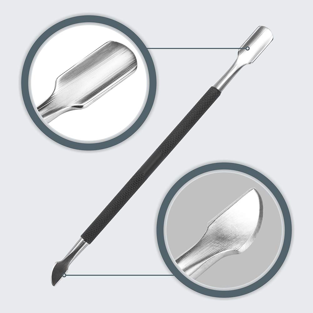 Cuticle Nipper with Cuticle PusherProfessional Grade Stainless Steel