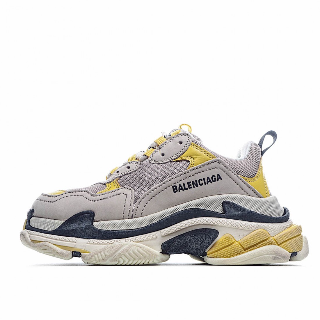 men's split triple s dad sneakers