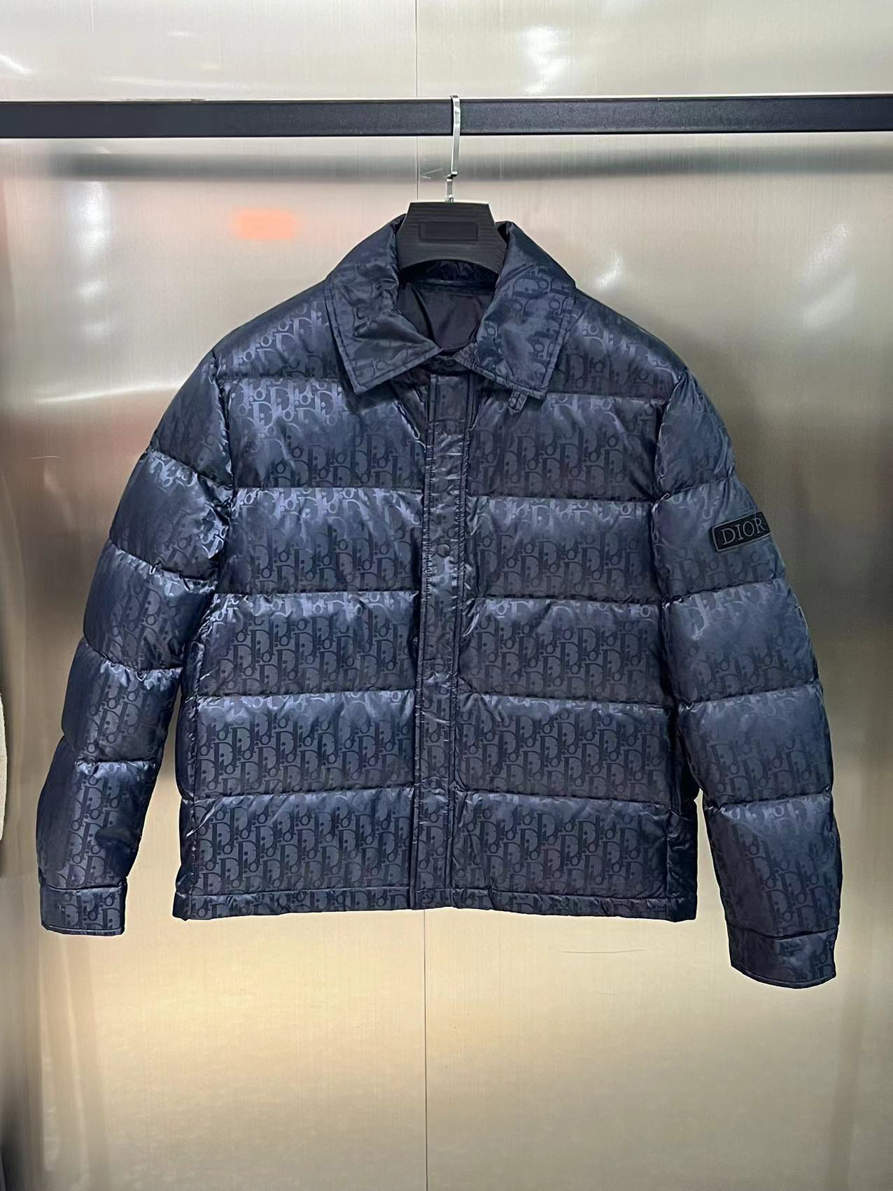 Free shipping & Dior Quilted Jacket Navy - NEWBEE