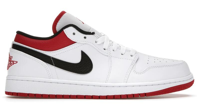 Air Jordan 1 Low ‘White University Red’ 553558-118