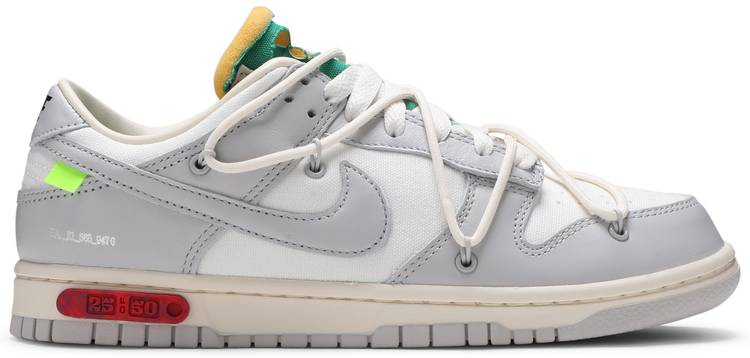 Off-White x Dunk Low ‘Lot 25 of 50’ DM1602-121