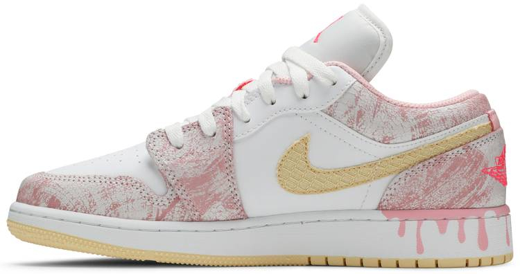 Air Jordan 1 Low GS ‘Strawberry Ice Cream’ CW7104-601