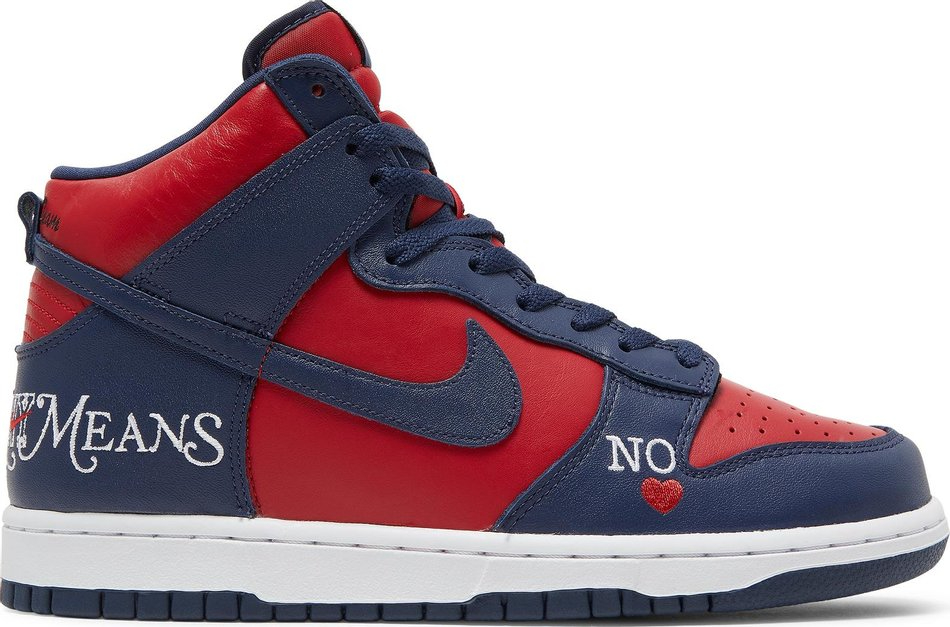 Supreme x Dunk High SB ‘By Any Means – Red Navy’ DN3741-600