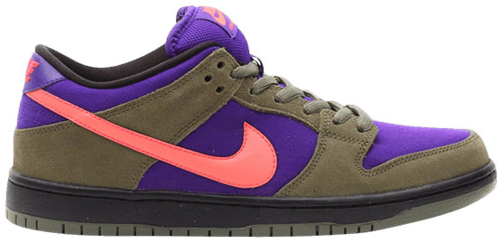 Dunk Low Pro SB ‘Medium Olive Atomic Red’ 304292-265