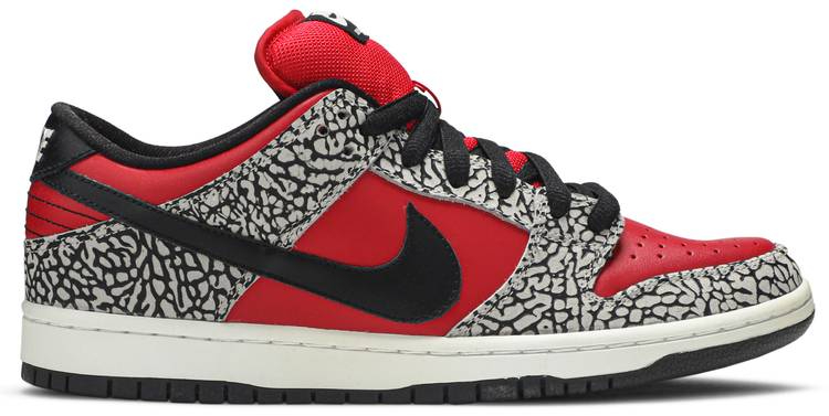 Supreme x Dunk Low Premium SB ‘Red Cement’ 313170-600