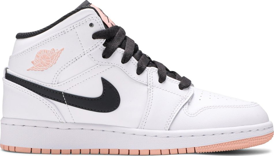 Air Jordan 1 Mid GS ‘White Arctic Orange’ 554725-180