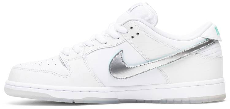 Diamond Supply Co. x Dunk Low Pro SB ‘White Diamond’ BV1310-100