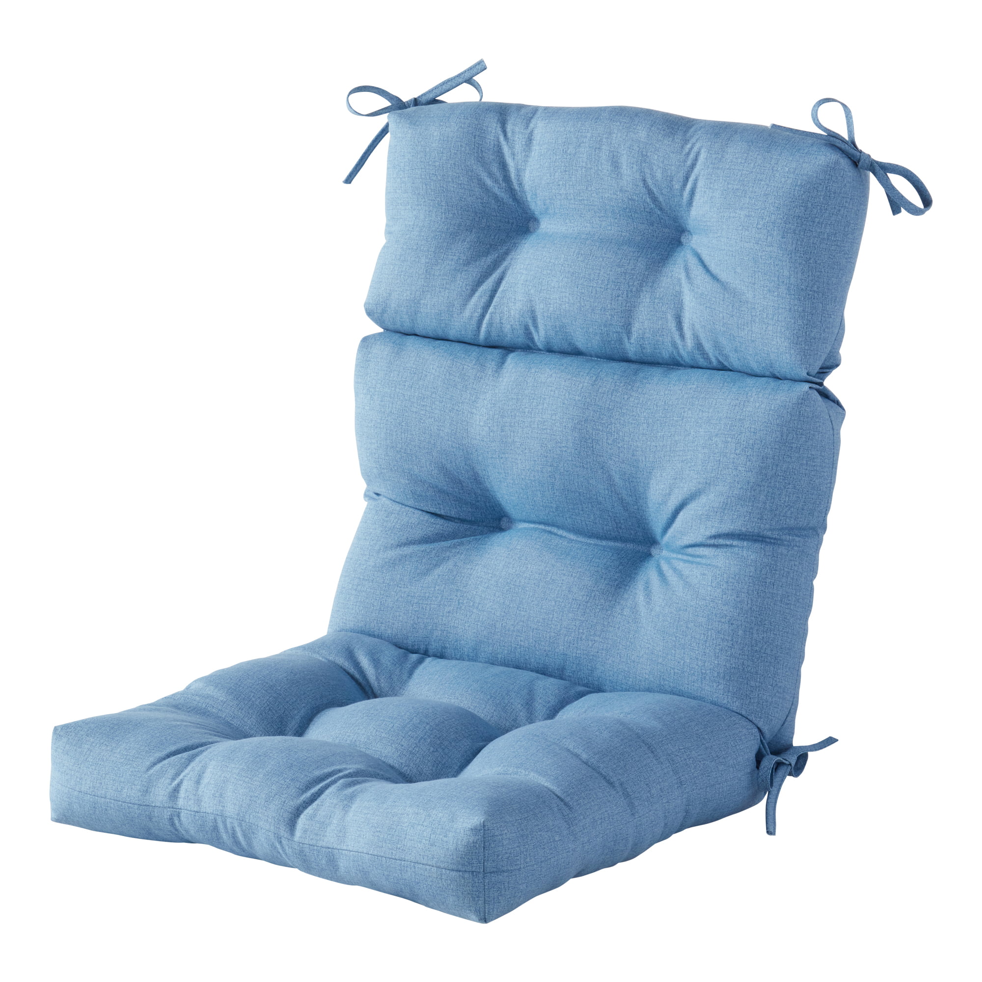 Greendale Home Fashions Denim 44 x 22 in. Outdoor High Back Chair Cushion