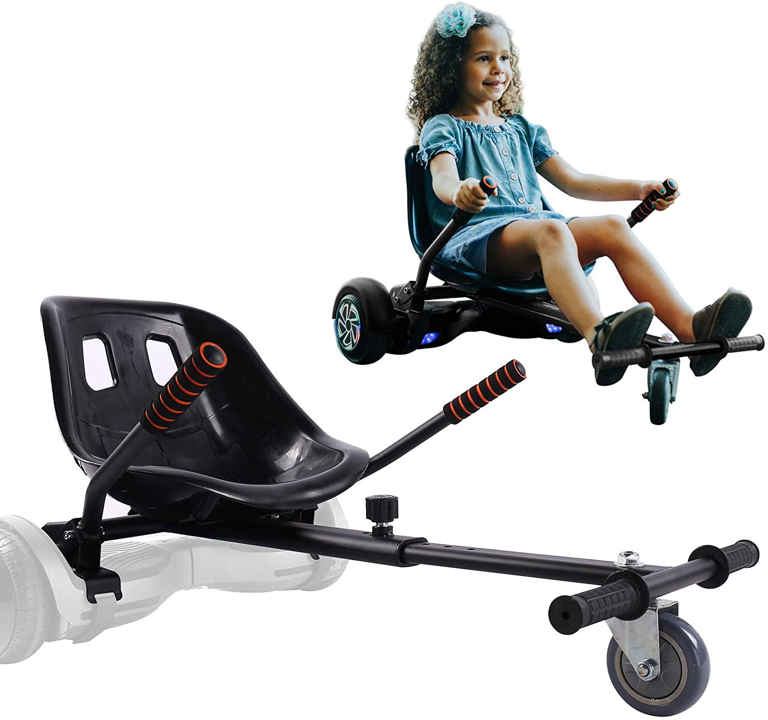 WonderWheels Hover Kart Go Kart Adjustable Seat Attachment for 6.5