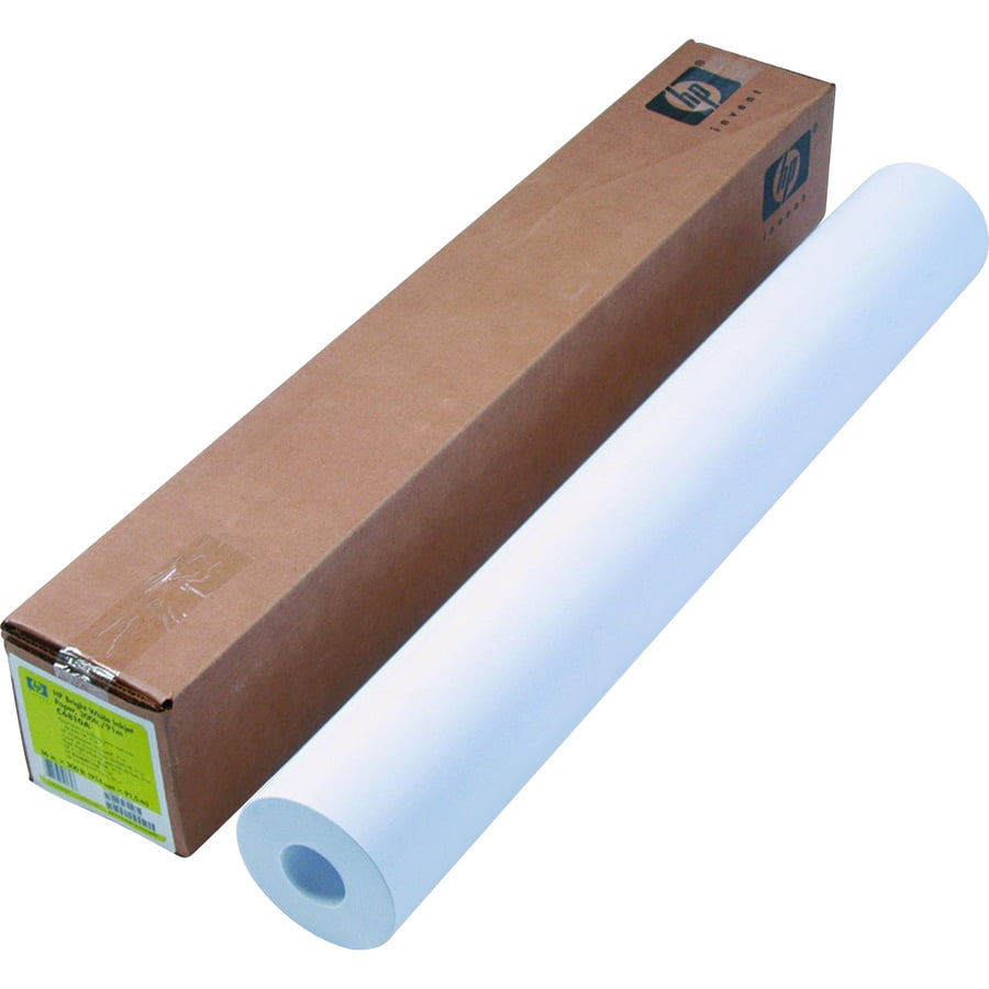 HP Wide Format Paper Roll 36 In x 300 Ft DesignJet for Inkjet Prints 4.7MIL | 90g/m2 (24lb) |White (C1810A)