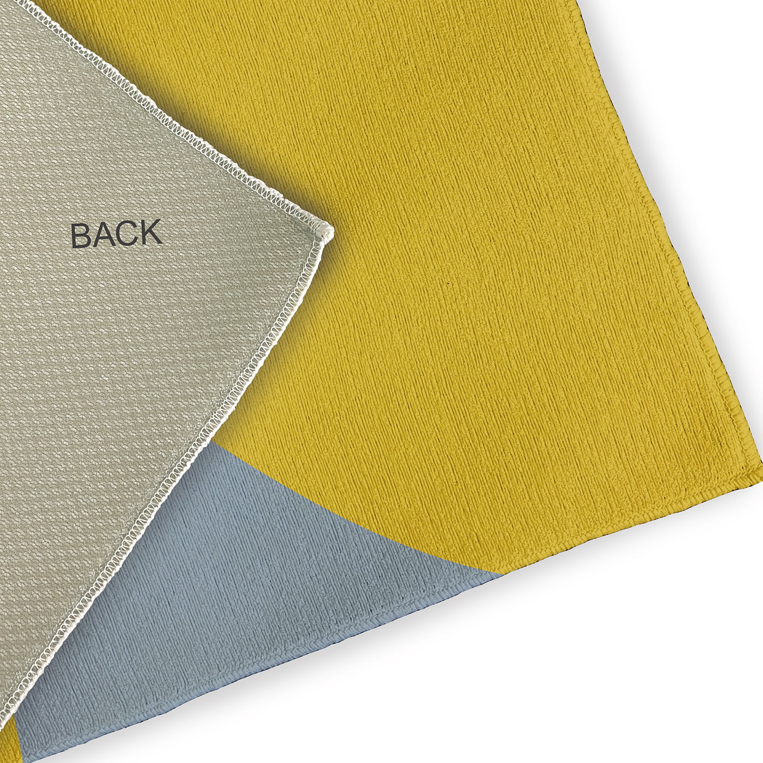 4' x 6' Simply Daisy Bold Flower Modern & Contemporary Chenille Area Rug, Mustard Yellow