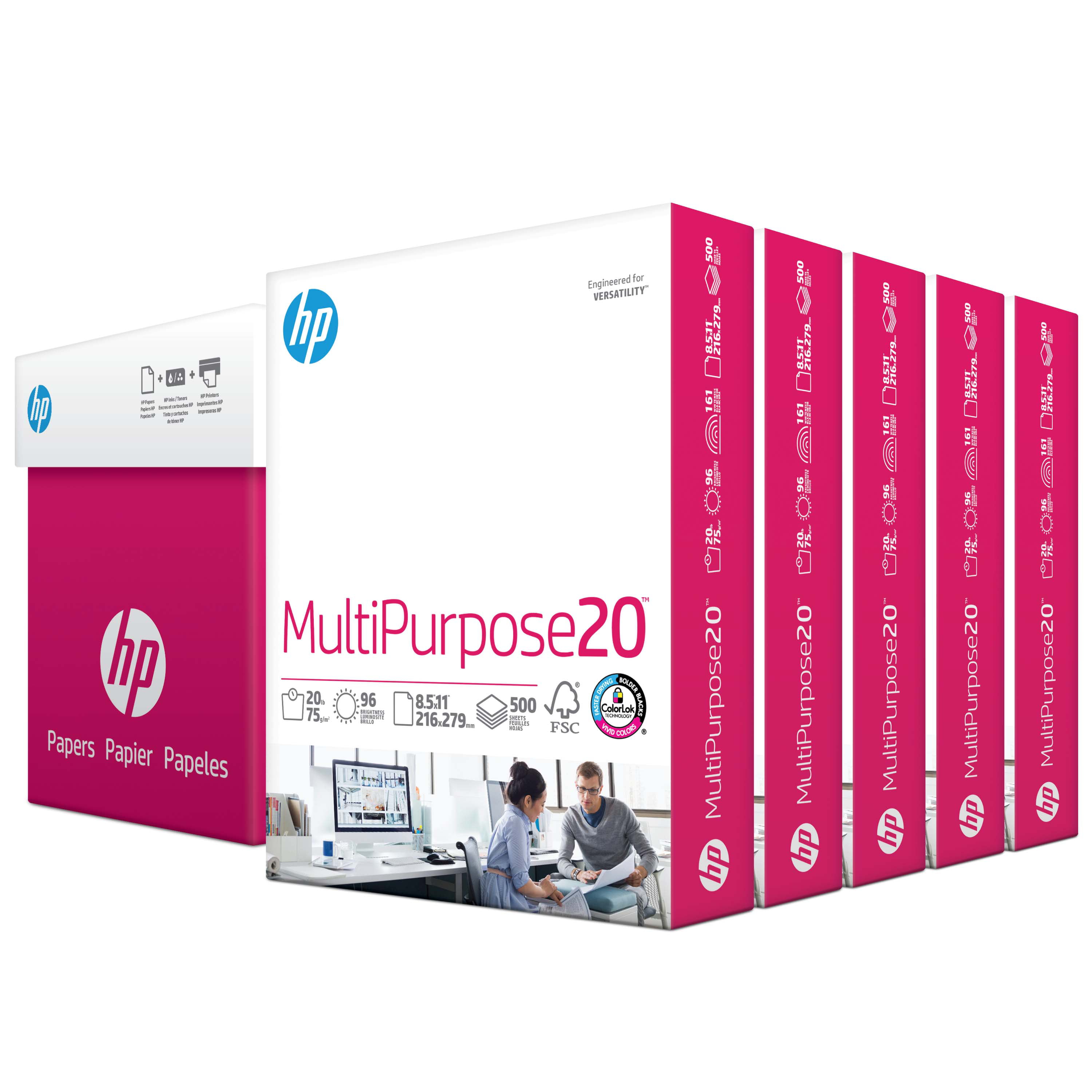 HP Printer Paper, Multipurpose, 8.5