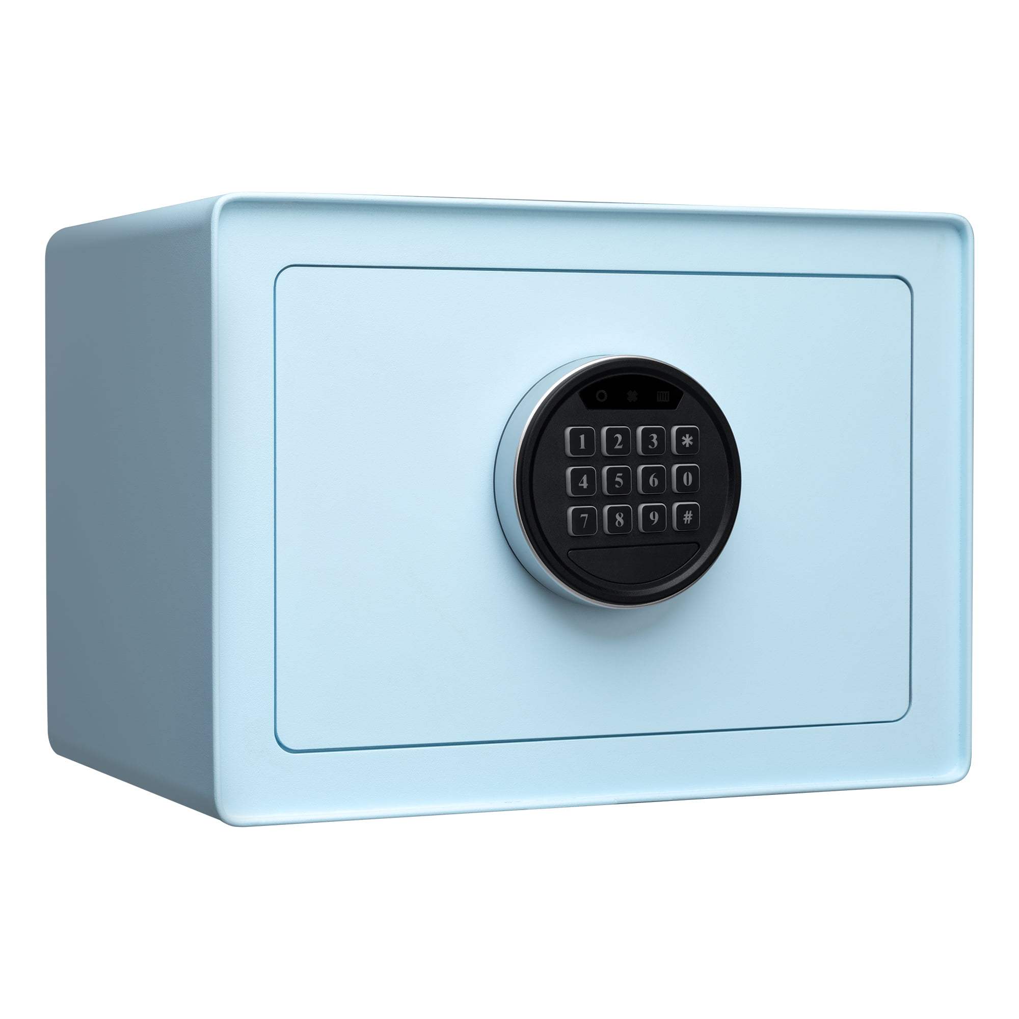 Pen + Gear Safes 0.57 CF with Electronic Lock, Backup Key,1 Shelf, Carpeted Interior, Blue