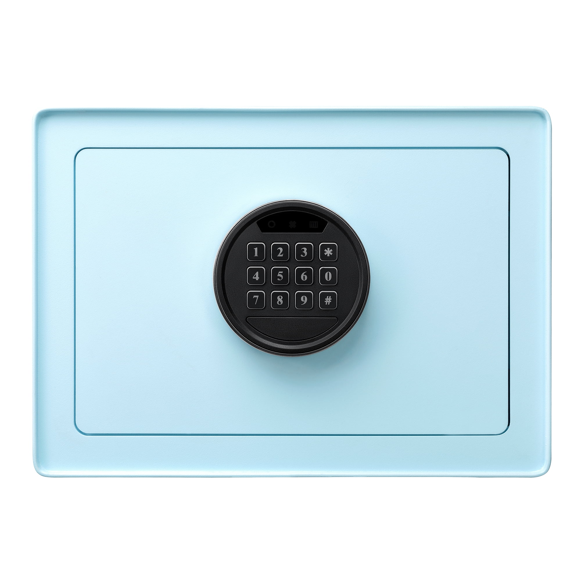 Pen + Gear Safes 0.57 CF with Electronic Lock, Backup Key,1 Shelf, Carpeted Interior, Blue