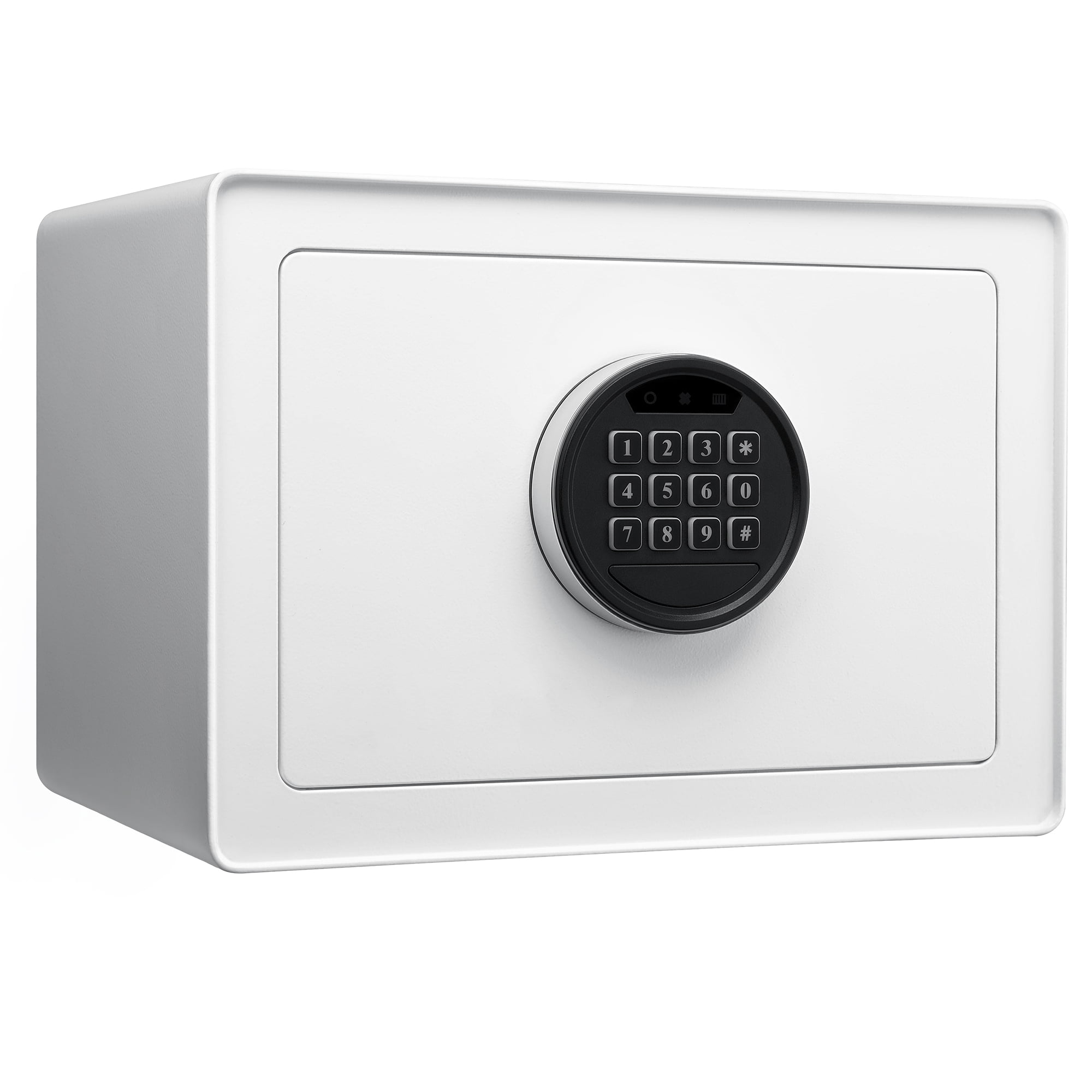 Pen + Gear Safes 0.57 CF with Electronic Lock, Backup Key, 1 Shelf, Carpeted Interior, White