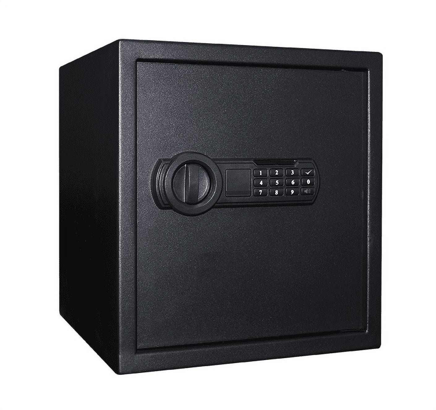 Pen + Gear Extra Large Safe with Electronic Lock, Backup Key, 1 Shelf Black Safe Model 36SAQ