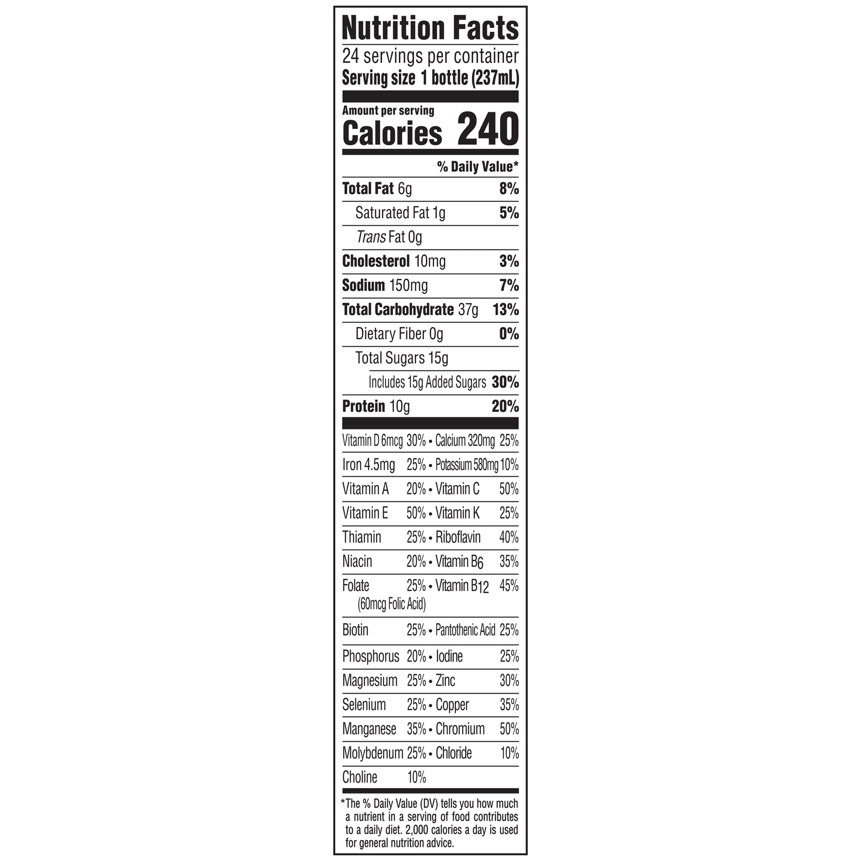 BOOST Original, Nutritional Drink, Rich Chocolate, 10g Protein, 24 - 8 fl oz Bottles