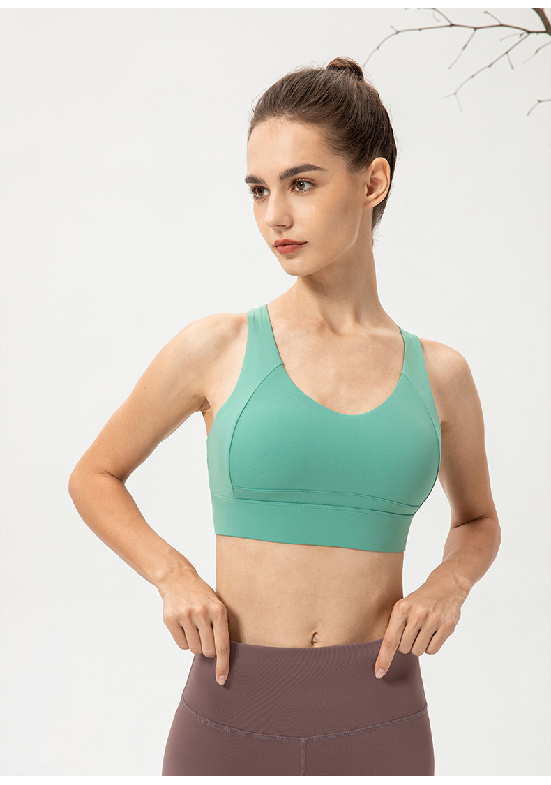 Breathable Yoga Bra for Women - High-Intensity Shockproof, Breathable, Running, and Fitness Sports Underwear