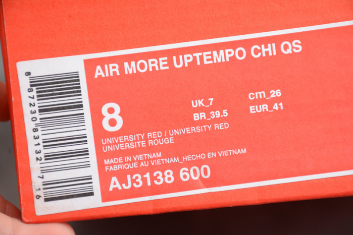 Buy Air More Uptempo QS 'Chicago' - AJ3138 600