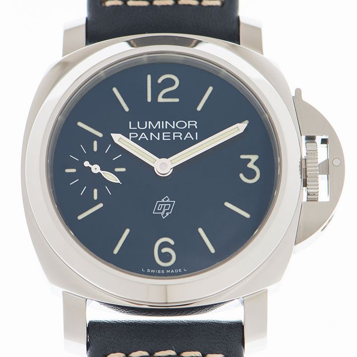 Panerai Luminor Logo Acciao PAM1085 HWF SS Blue Dial 6497 Y Incabloc