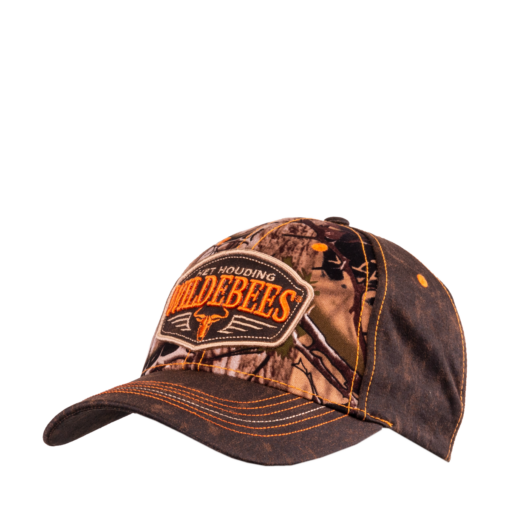 Wildebees Mens Oilskin Het Houding Cap Sekelbos Black Leatherette