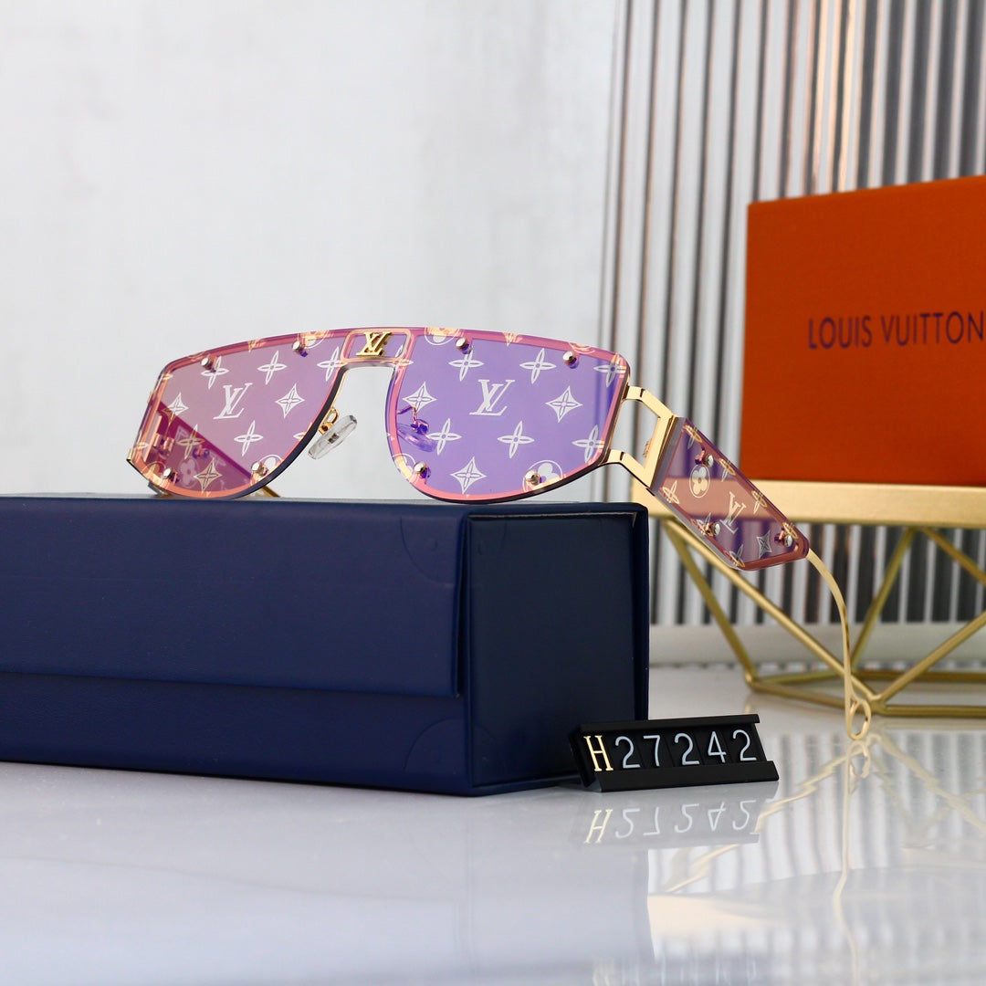 LV Louis Vuitton new trend goggles UV protection sunglasses