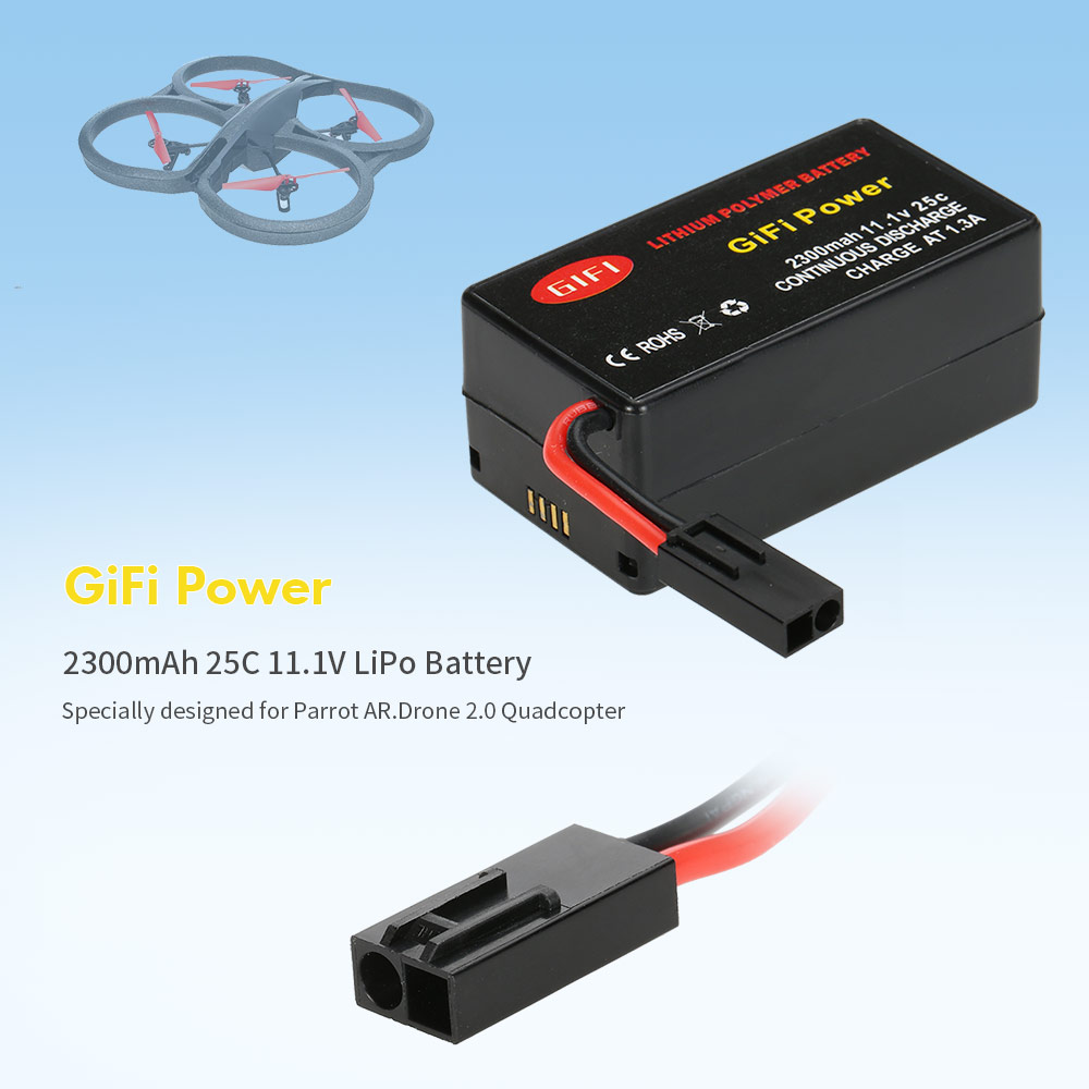 11.1V 2300mah For Parrot ar.drone 2.0&Power Edition