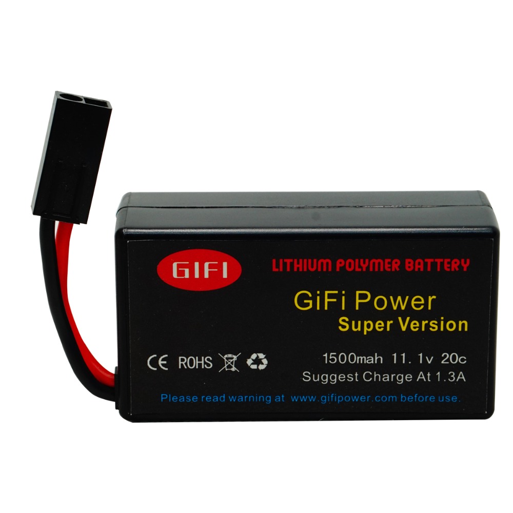 11.1V 1500mAh 20C LiPo Battery for Parrot AR.Drone 2.0 Quadcopter