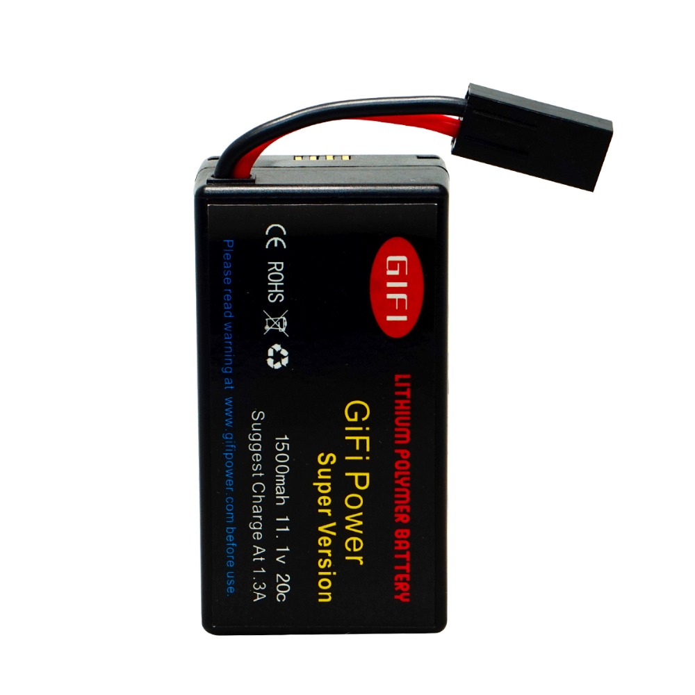 11.1V 1500mAh 20C LiPo Battery for Parrot AR.Drone 2.0 Quadcopter