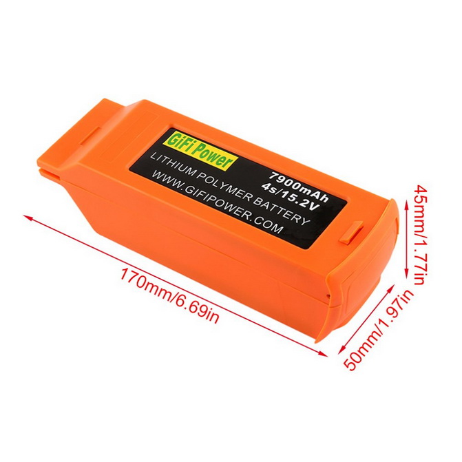 High Capacity 7900mAh 15.2V Lipo Battery for Yuneec H520, TYPHOON H PLUS Drone