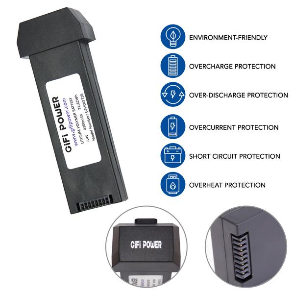 7.4V 4300mAh LiPo Battery for Holy Stone HS720 & HS720E RC Quadcopter