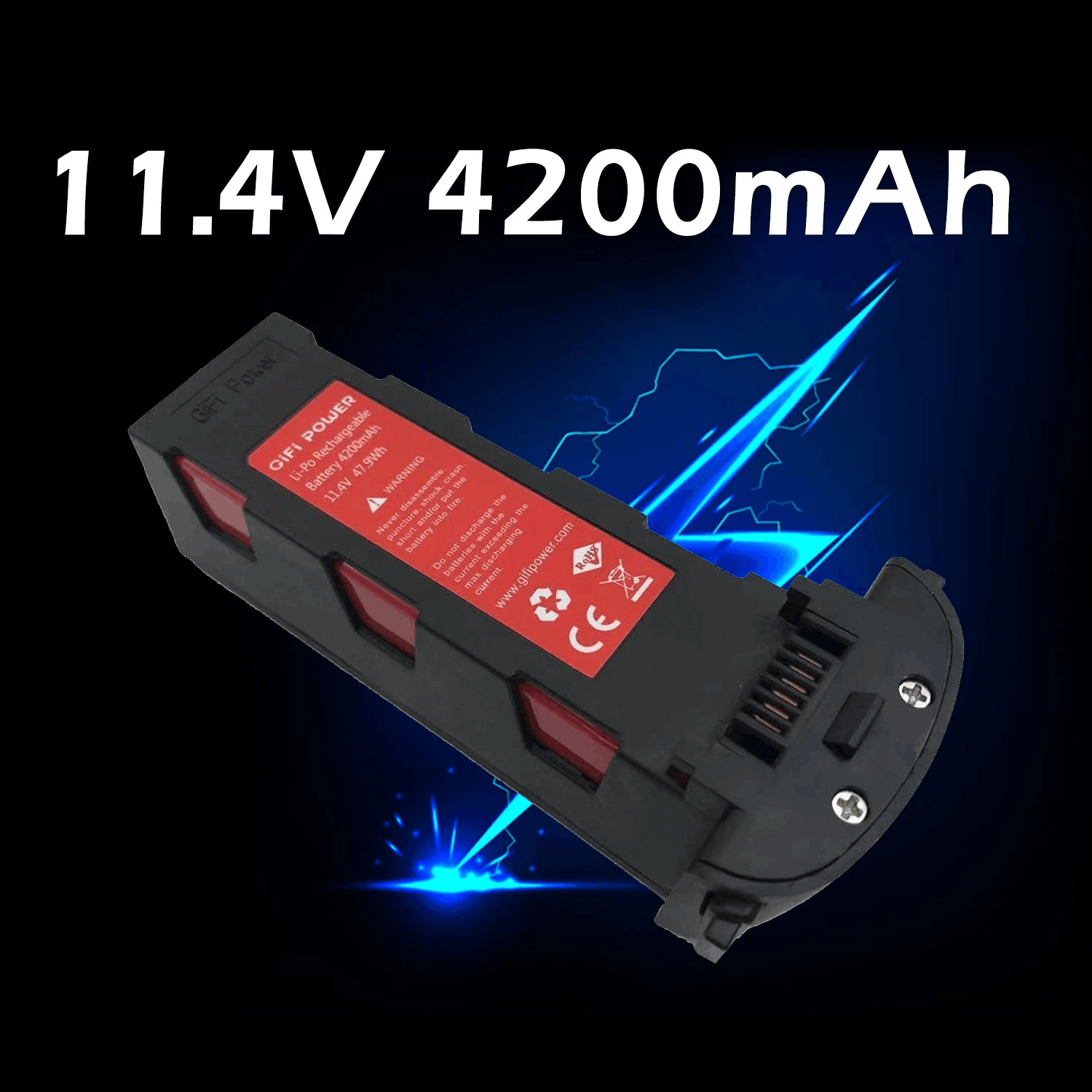 11.4V 4200mAh Battery For Hubsan Zino H117S, Zino Pro Drone
