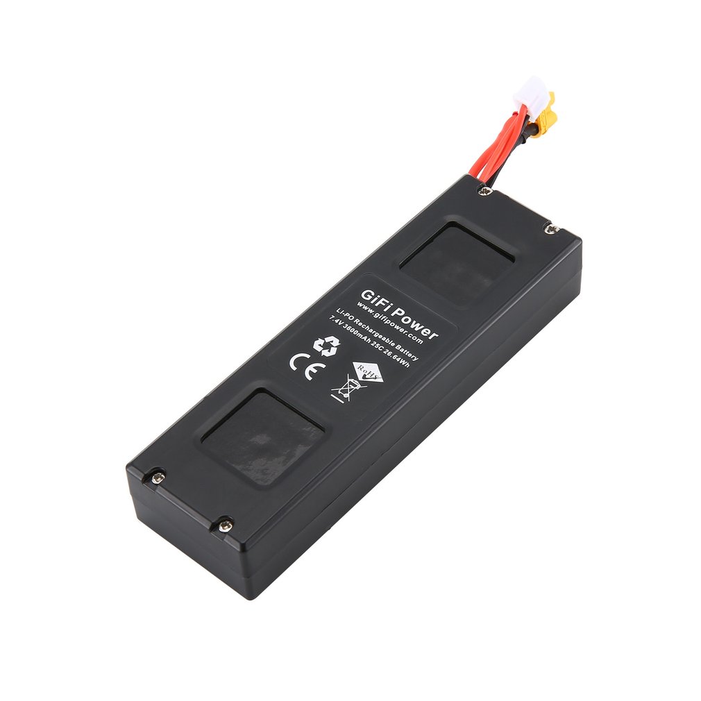 7.4V 3600mAh Lipo Battery For MJX Bugs 3,Force1 F100,Contixo F17 Drone